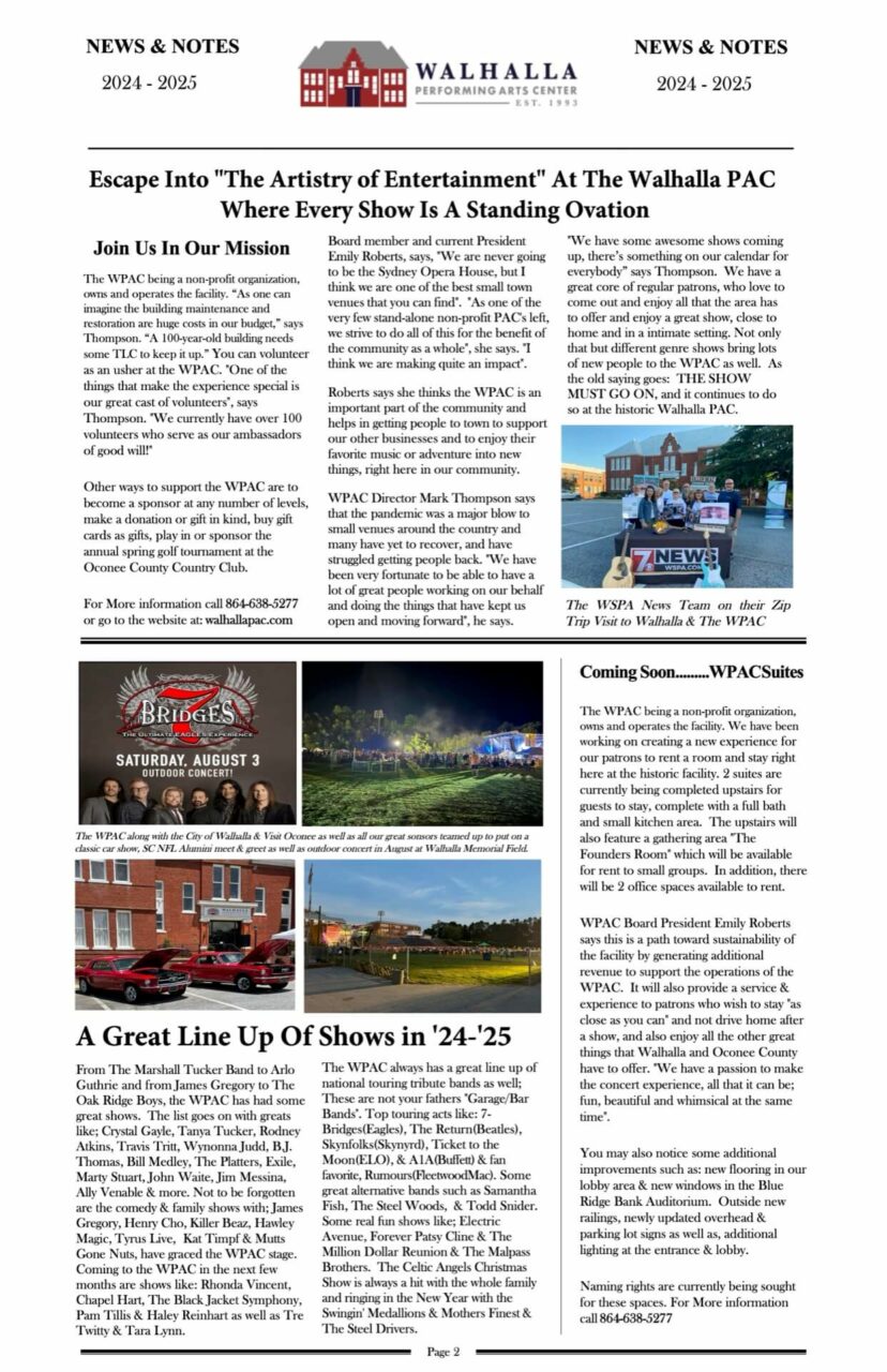 WPAC News & Notes 2024-2025 p2